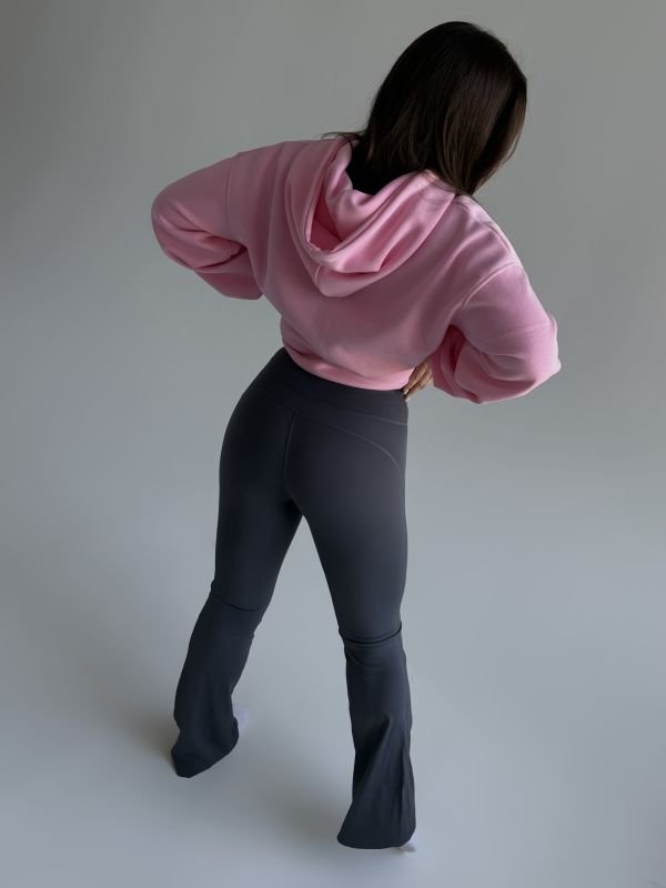 Лосини кльош із дайвінгу | Сірий колір | Висока посадка | Розміри M–2XL