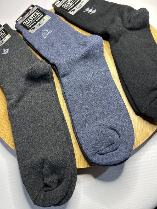 Зимові шкарпетки Житомир «Master» | Чоловічі махрові •  Розмір: 25-27,27-29