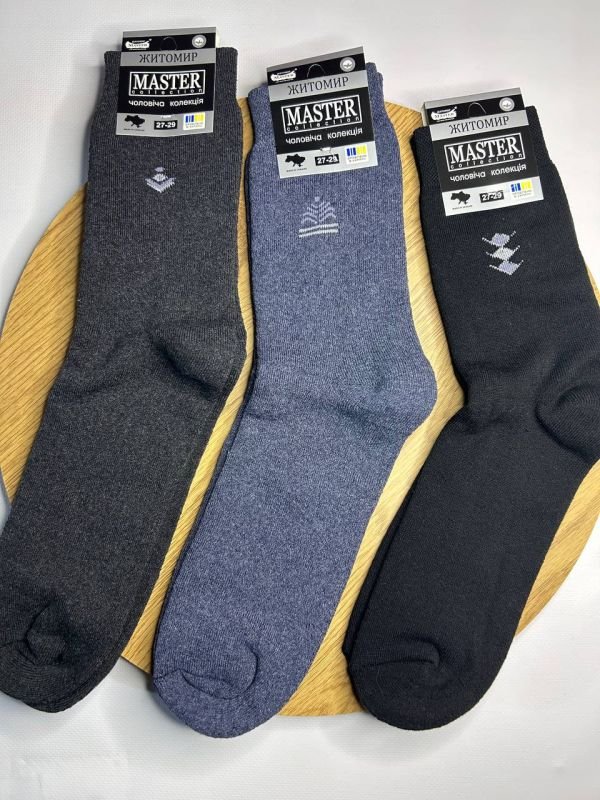 Зимові шкарпетки Житомир «Master» | Чоловічі махрові •  Розмір: 25-27,27-29
