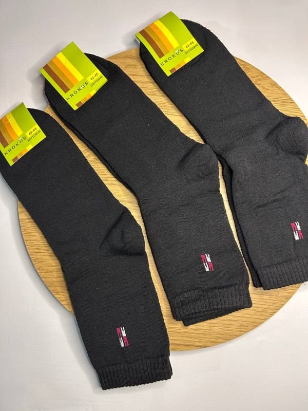 Зимові шкарпетки Житомир «Крокус» | Чоловічі махрові • Розмір: 39-42, 42-45