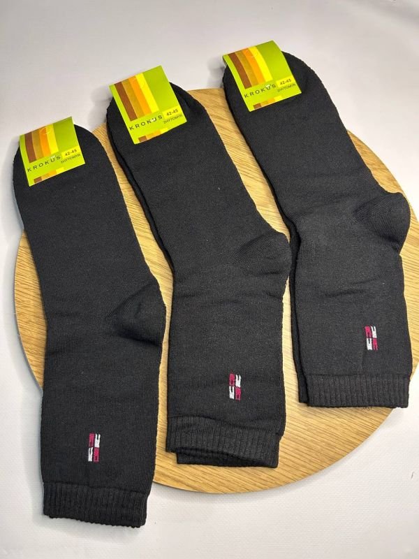 Зимові шкарпетки Житомир «Крокус» | Чоловічі махрові • Розмір: 39-42, 42-45