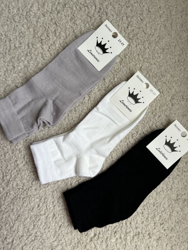 Шкарпетки демісезонні "Limerence/Acrylic" | • Три кольори • |Розмір: 36-40