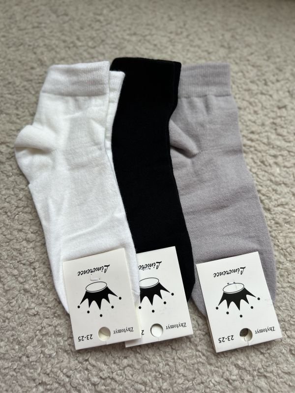 Шкарпетки демісезонні "Limerence/Acrylic" | • Три кольори • |Розмір: 36-40