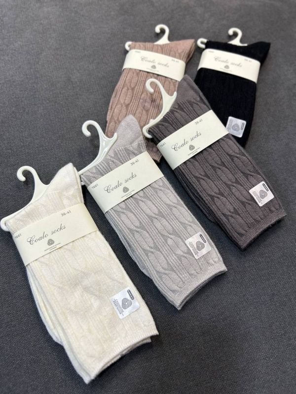 Шкарпетки зимові "Coalo Socks" І Кашемір /термо І Візерунок косички - Розмір: 36-41
