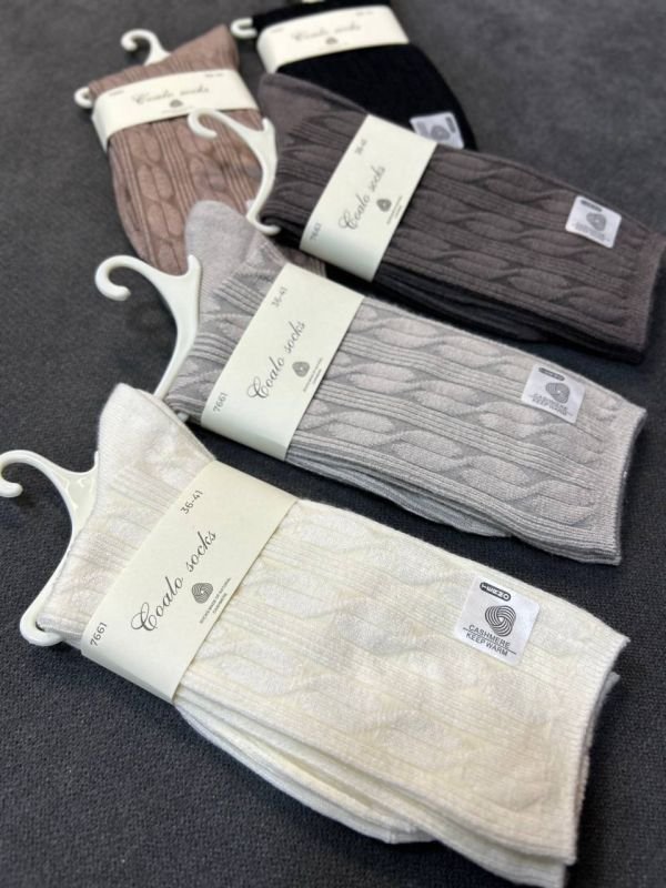 Шкарпетки зимові "Coalo Socks" І Кашемір /термо І Візерунок косички - Розмір: 36-41