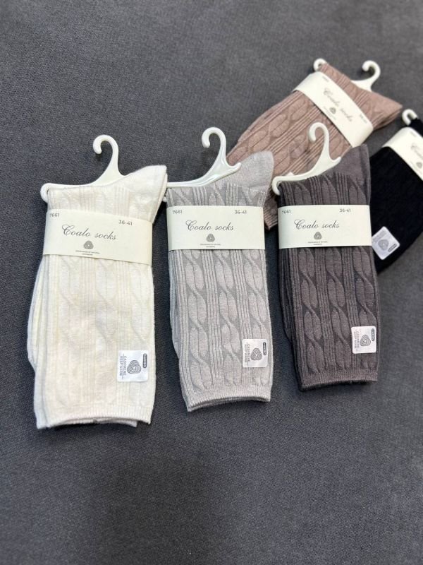 Шкарпетки зимові "Coalo Socks" І Кашемір /термо І Візерунок косички - Розмір: 36-41