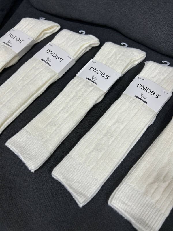 Гольфи кашемірові жіночі "DMDBS"| Молочні • Розмір: 36-41