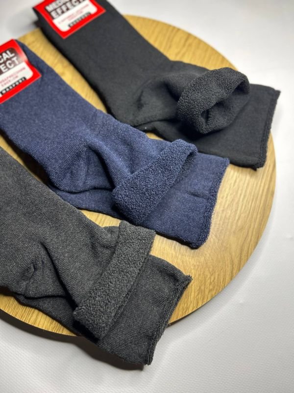 Медичні зимові шкарпетки "Преміум /Medical Line" | • Чоловічі махрові • "Без резинки" | Розмір: 41-45