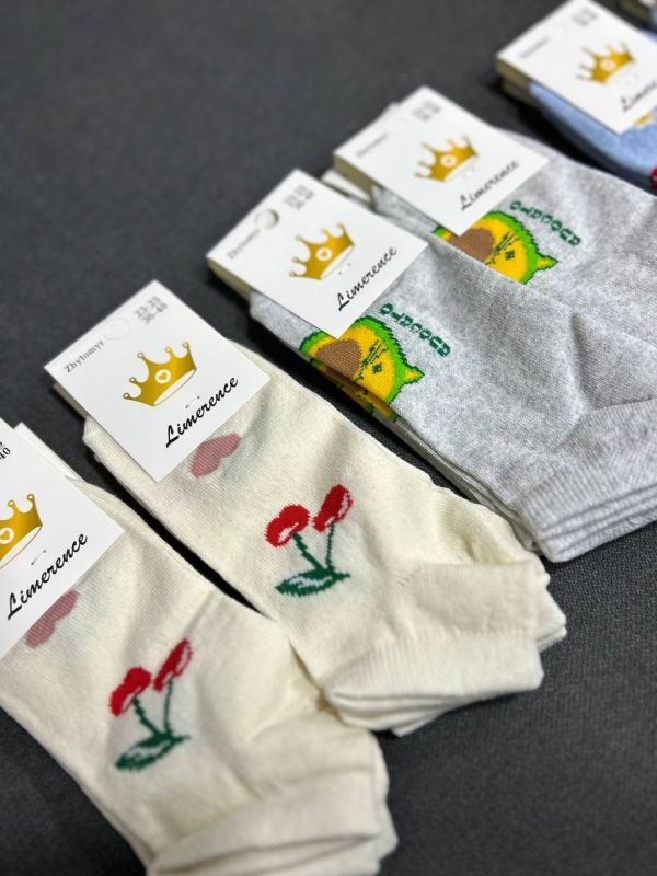 Шкарпетки демісезонні «Limerence» |В упаковці 12 пар • Короткі • Розмір: 36–40 — Арт. 12-400-58