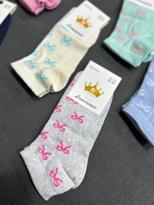 Шкарпетки демісезонні «Limerence» |В упаковці 12 пар • Короткі • Розмір: 36–40 — Арт. 12-400-60