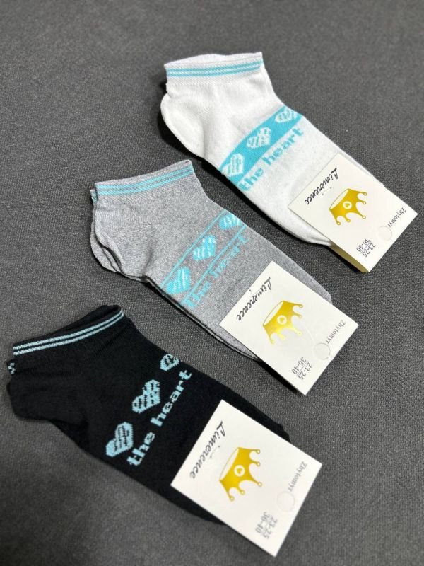 Шкарпетки демісезонні «Limerence» |В упаковці 12 пар • Короткі • Розмір: 36–40 — Арт. 12-400-14