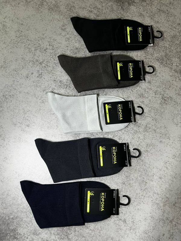 Шкарпетки демісезонні "Корона " |• Еко-бамбук• Сітчаста в'язка| Розмір: 41-47