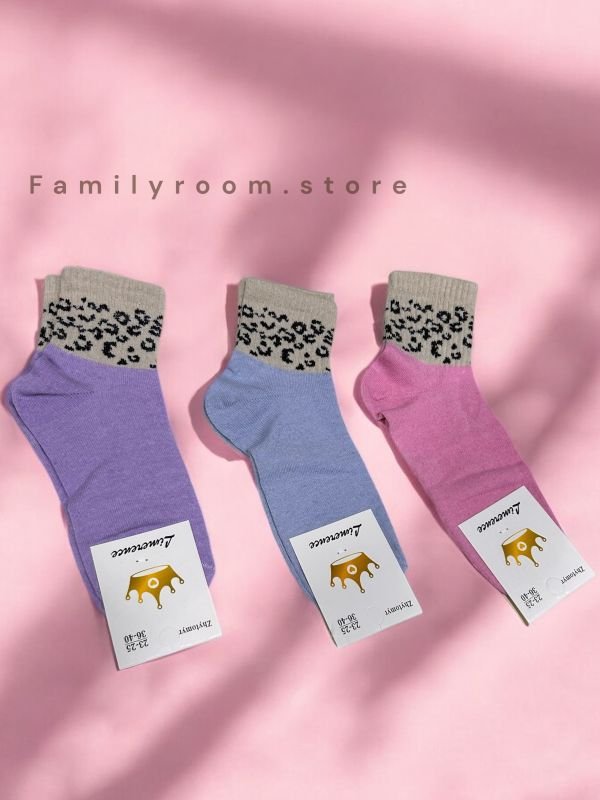 Шкарпетки демісезонні "Limerence”, •Леопардова резинка•, р 36-40