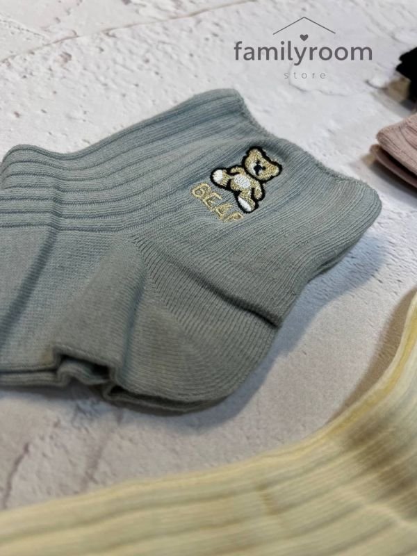 Шкарпетки демісезонні «Корона» | •Вишиті Ведмедики• | Розмір: 36-41