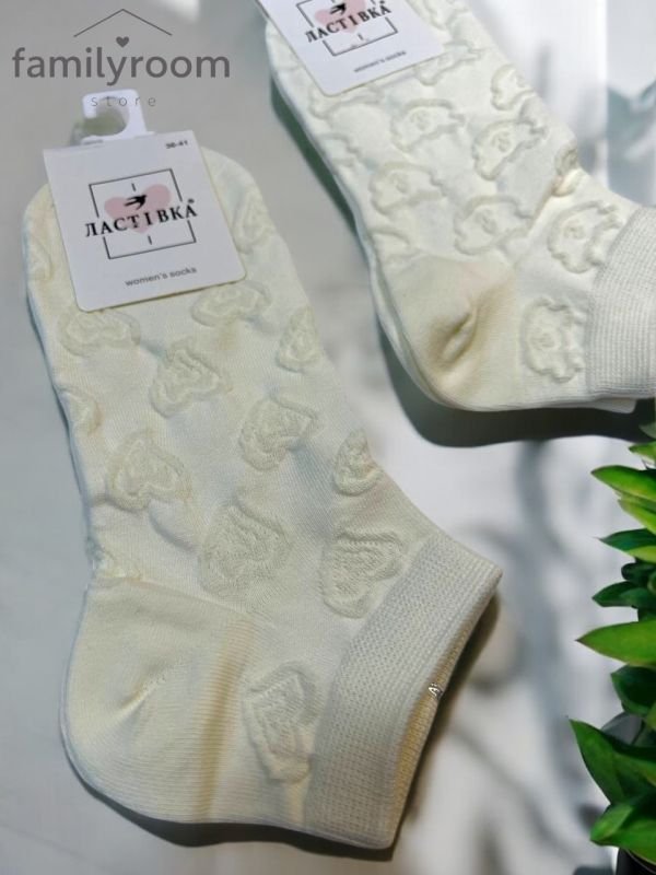 Шкарпетки демісезонні «Ластівка» | • Візерунки• Короткі•| Розмір: 36-41