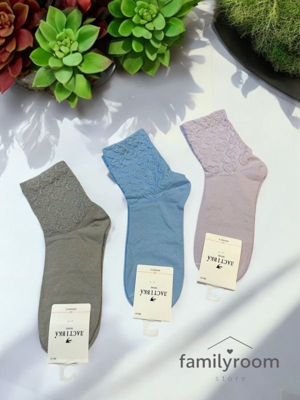 Шкарпетки демісезонні «Ластівка» | •Візерунок Сердець• Високі• | Розмір: 36-41