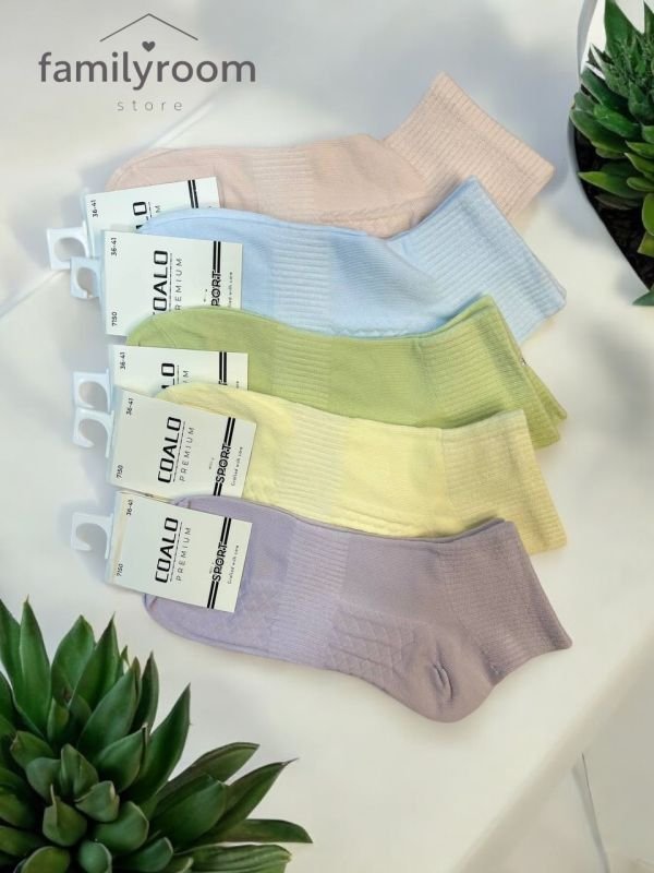 Шкарпетки демісезонні «COALO» |•SPORT COLOR• Середні • | Розмір: 36-41