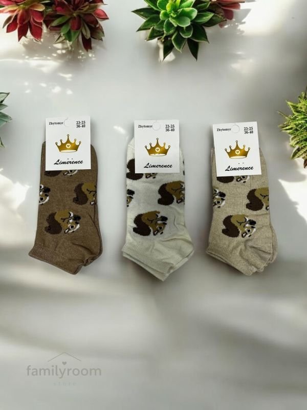 Шкарпетки демісезонні "Limerence" | •Короткі• 12 пар| Розмір: 36-40
