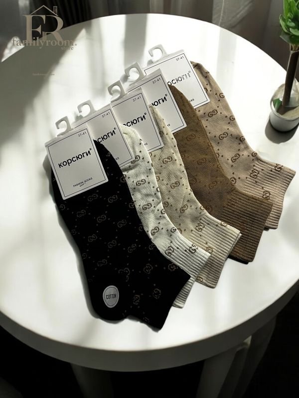 Шкарпетки демісезонні парфумовані •Корсюги• короткі | Розмір: 37-41 — Арт. 252