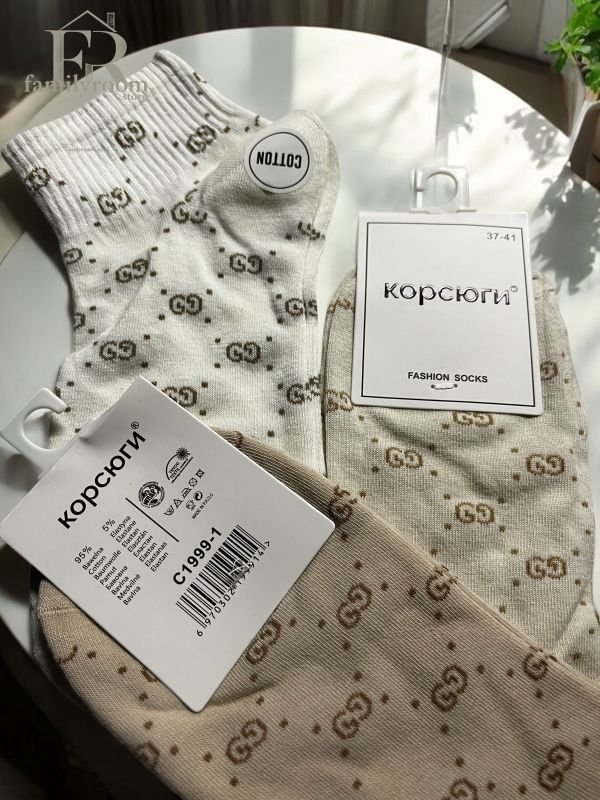 Шкарпетки демісезонні парфумовані •Корсюги• короткі | Розмір: 37-41 — Арт. 252