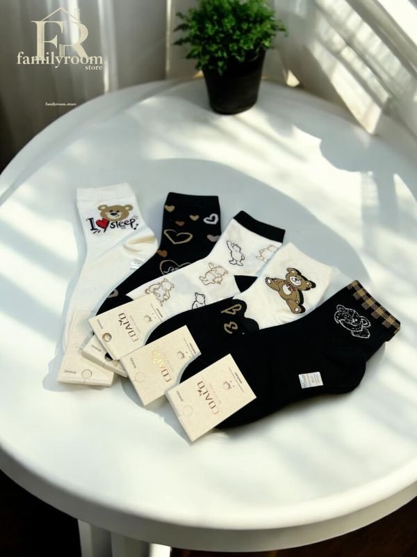 Шкарпетки демісезонні "COALO" |• Ведмедики • Високі •|Розмір: 36-41