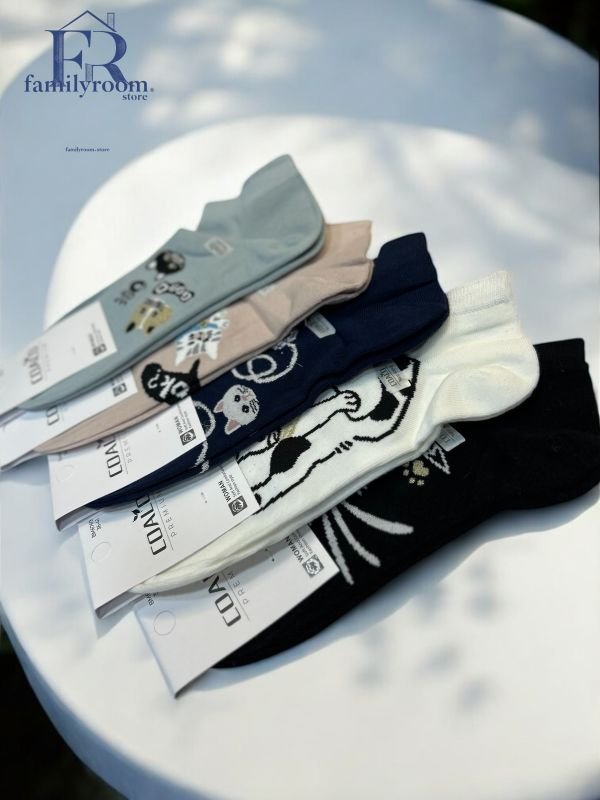 Шкарпетки демісезонні "COALO" |• Котики• Короткі•|Розмір: 36-41 | Арт. 667