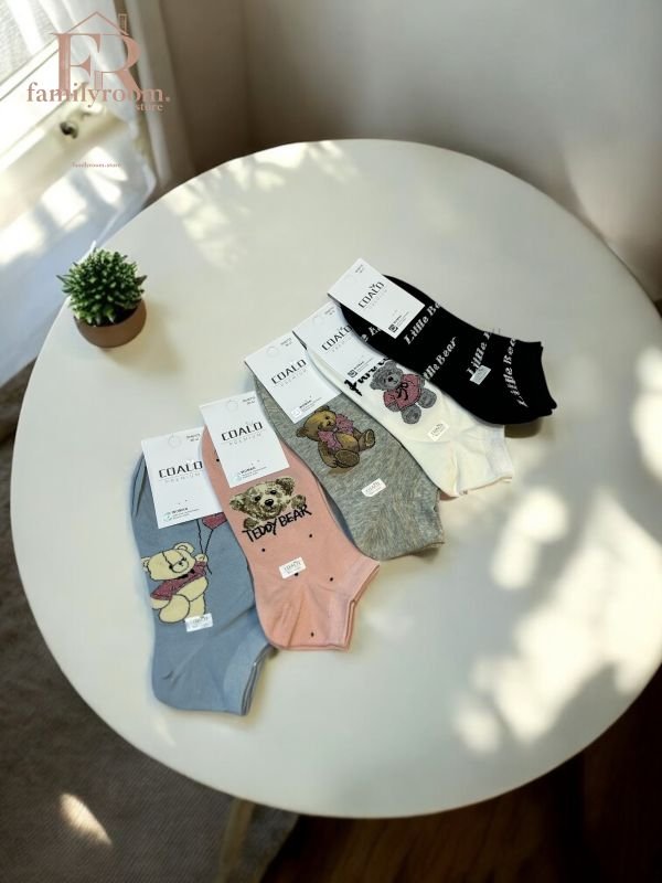 Шкарпетки демісезонні "COALO" |• Ведмедики• Короткі•|Розмір: 36-41 | Арт. 670