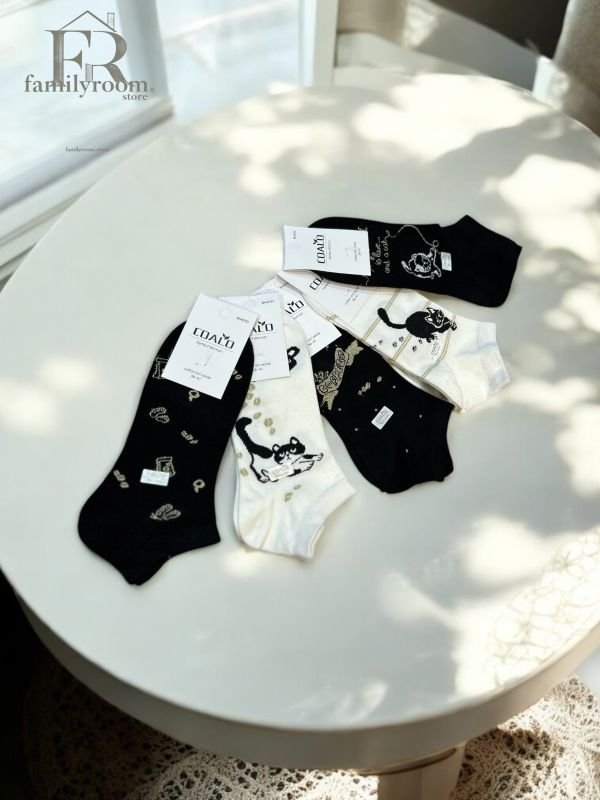 Шкарпетки демісезонні "COALO" |• Котики• Короткі•|Розмір: 36-41 | Арт. 671