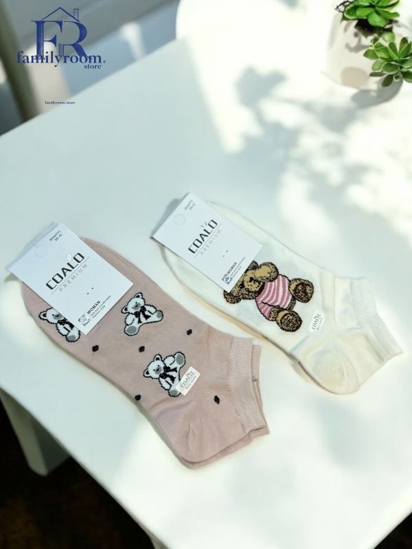 Шкарпетки демісезонні "COALO" |• Ведмедики• Короткі•|Розмір: 36-41 | Арт. 674