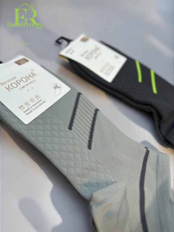 Шкарпетки демісезонні "Корона" | • Короткі•|Розмір: 41-47 — Арт. 687