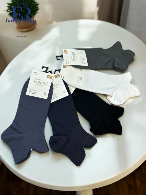 Шкарпетки демісезонні "Корона" | • Короткі•|Розмір: 41-47  