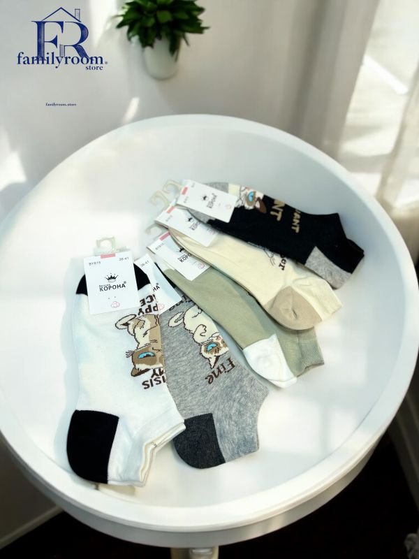 Шкарпетки демісезонні "Корона" | • Короткі •|Розмір: 36-41  