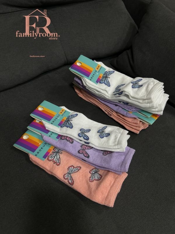 Шкарпетки демісезонні «Крокус» | В упаковці 12 пар • Розмір 36-40 — Арт. 199-2