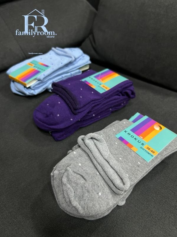 Шкарпетки демісезонні «Крокус» | В упаковці 12 пар • Розмір 36-40 — Арт. 199