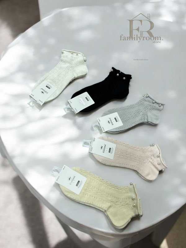 Шкарпетки демісезонні "Корона" | •Перлини •Короткі•| Розмір: 36-41