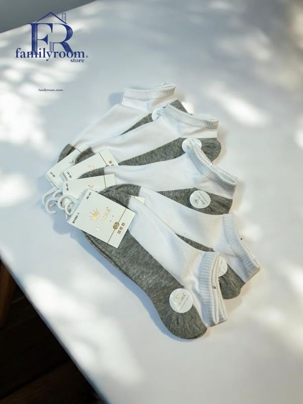 Шкарпетки демісезонні "Корона" | • Сірий низ •Короткі•| Розмір: 36-41