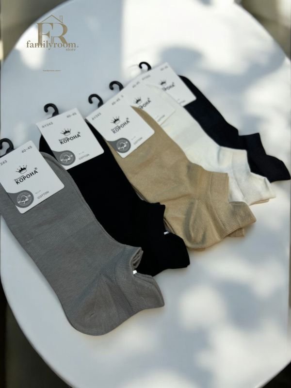 Шкарпетки літні "Корона" | • Сітка • Резинка -Фіксатор • | Розмір: 40-45