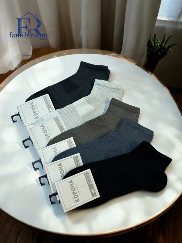 Шкарпетки літні "Корона" | • Вставка  Сітка • Резинка - Фіксатор • | Розмір: 41-47