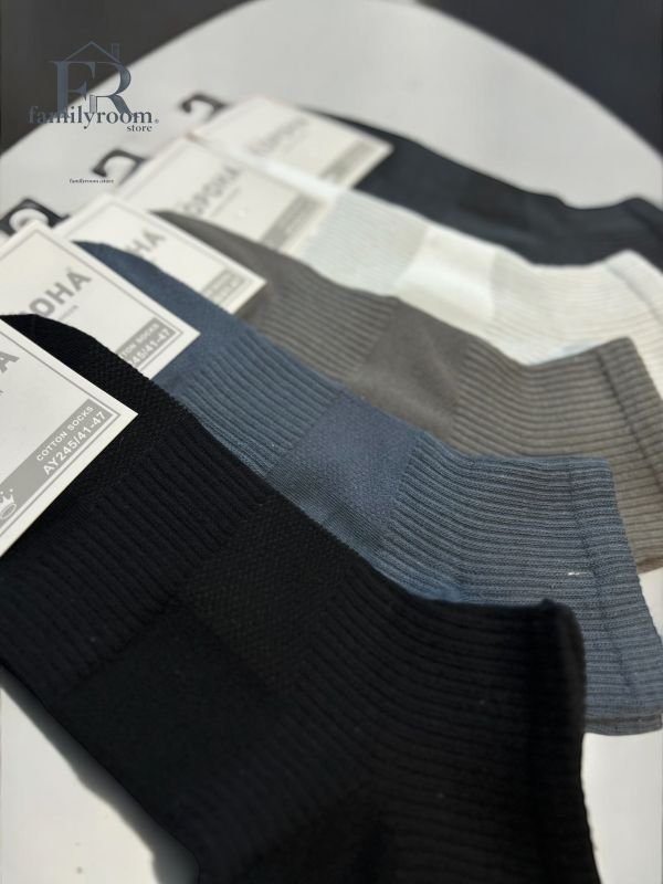 Шкарпетки літні "Корона" | • Вставка  Сітка • Резинка - Фіксатор • | Розмір: 41-47