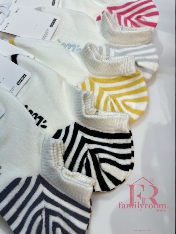 Шкарпетки демісезонні "Корона" | • Зебра • ультракороткі• | Розмір: 36-41