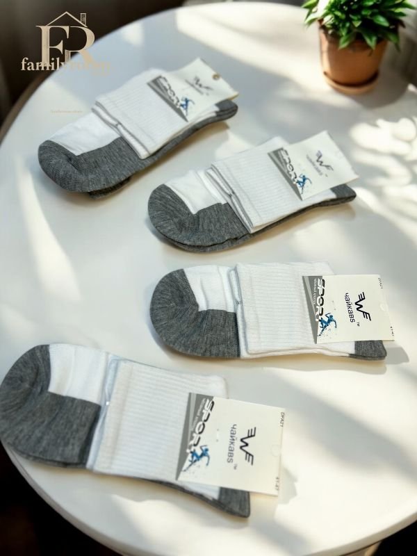 Шкарпетки демісезонні "Чайка" | •Сіра п'ята • Високі• | Розмір: 41-47