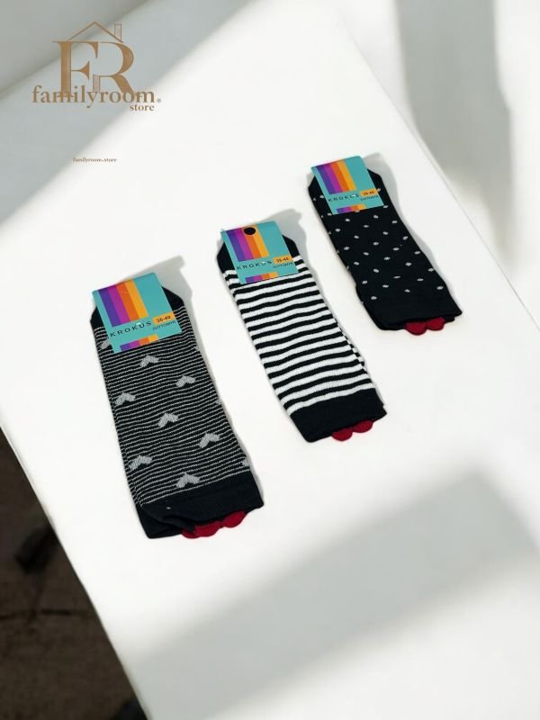 Шкарпетки демісезонні "Крокус" | • П`ята серце • Короткі• | Розмір: 36-40 — Арт. 12-771-21 —