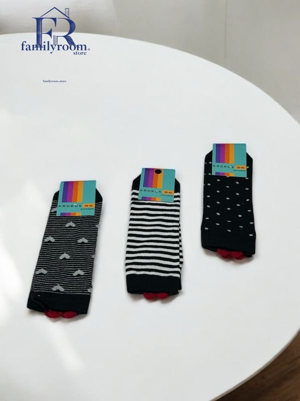 Шкарпетки демісезонні "Крокус" | • П`ята серце • Короткі• | Розмір: 36-40 — Арт. 12-771-21 —